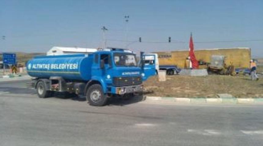 Altıntaş&rsquo;ta Aydınlatma &Ccedil;alışmaları