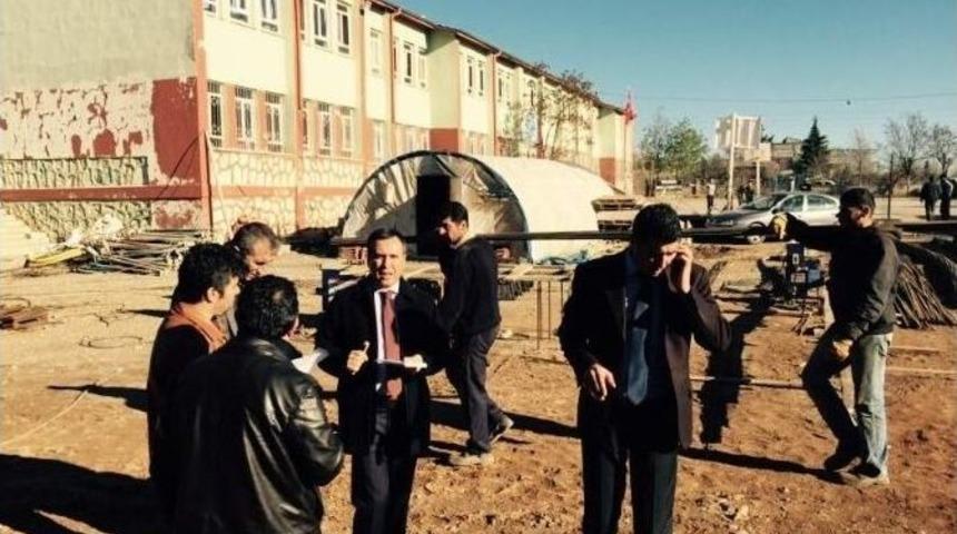 Akel, Yapımı Devam Eden İnşaatları İnceledi