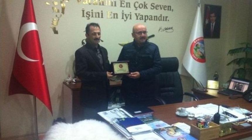 Ak Parti İl Başkanı Dereli&rsquo;den Başkan Samur&rsquo;a Veda Ziyareti