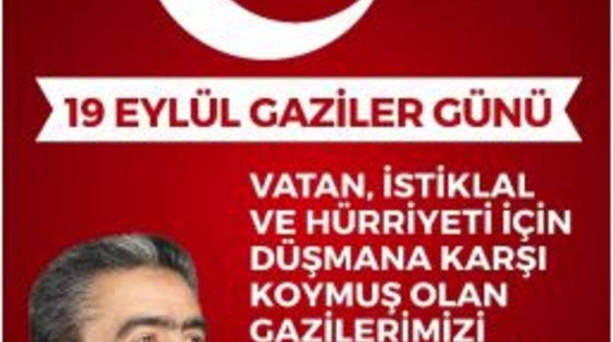 Başkan Alıcık&rsquo;ın Gaziler G&uuml;n&uuml; Mesajı