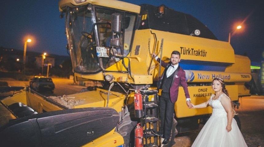 Bi&ccedil;erd&ouml;veri Gelin Arabası Yaptı