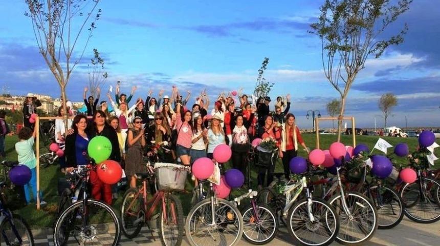 2. Tekirdağ S&uuml;sl&uuml; Kadınlar Bisiklet Turu Başlıyor