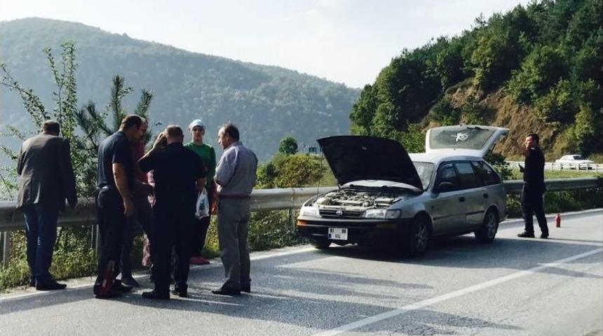Seyir Halindeyken Yanmaya Başladı