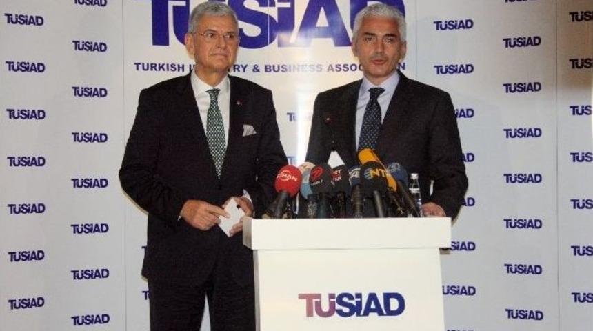 Bakan Volkan Bozkır, T&uuml;siad Y&ouml;netimiyle Bir Araya Geldi