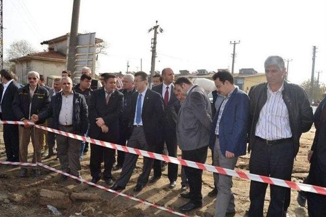 Hayrabolu Sanayi Sitesi Kooperatifi Yeni İş Yeri İnşaatının Temeli Törenle Atıldı