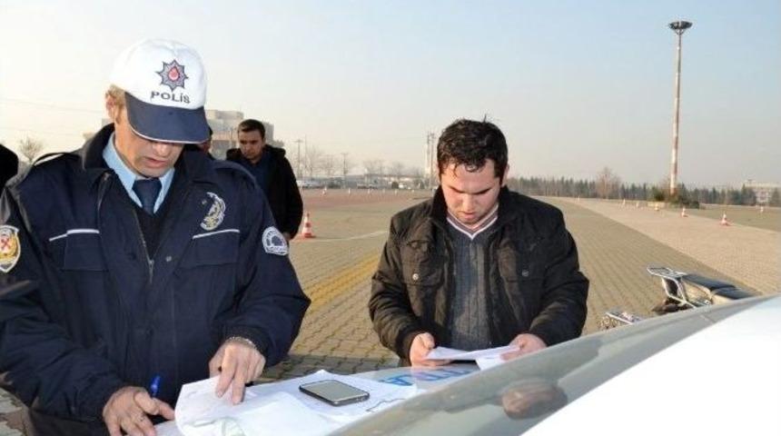 S&uuml;r&uuml;c&uuml; Adayına Eğitim Alanında &rsquo;kasksızlık&rsquo; Cezası