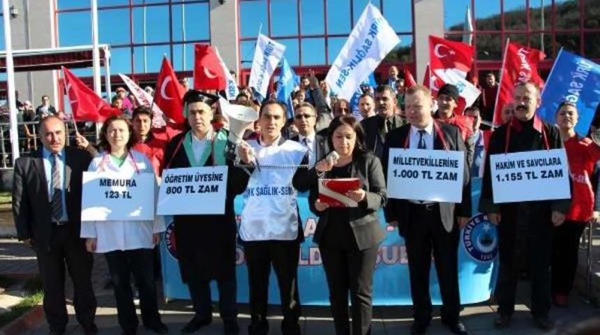 Sağlık &Ccedil;alışanlarından Memur Zammı Tepkisi