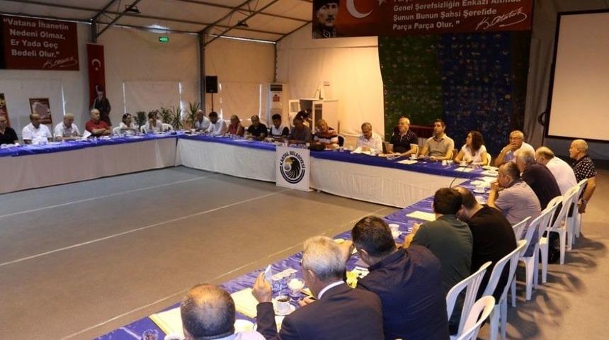 Başkan &Ouml;z Mahalle Birim Başkanları Ve Meclis &Uuml;yeleriyle Bir Araya Geldi