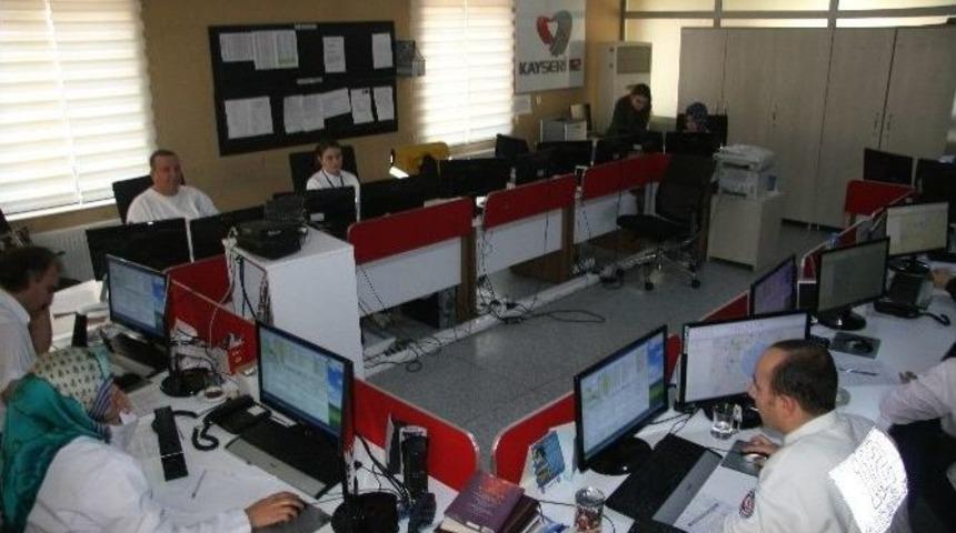 Kayseri 112 Hayat Kurtarmaya Devam Ediyor