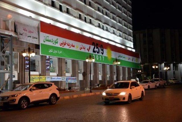 Erbil'de Referanduma Destek Gösterileri