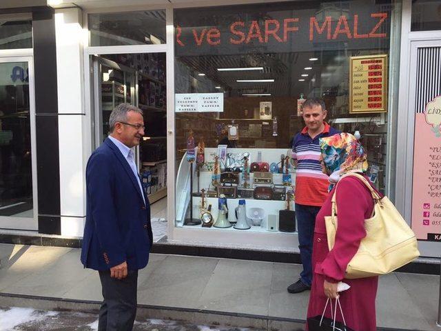 Başkan K&ouml;şker Haftaya Esnaf Ziyaretiyle Başladı 1