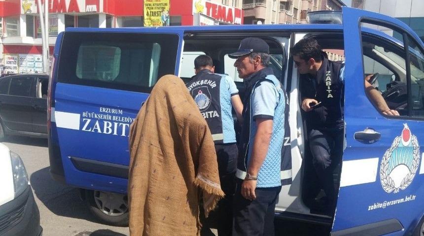 Polis Ve Zabıtadan Ortak Dilenci Operasyonu