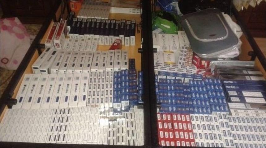 Erzurum&rsquo;da Ka&ccedil;ak Cep Telefonu Ve Uyuşturucu Operasyonu