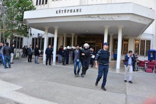 Çukurova Üniversitesi'nde Uludere Gerginliği; 100 Gözaltı (Fotoğraflar)