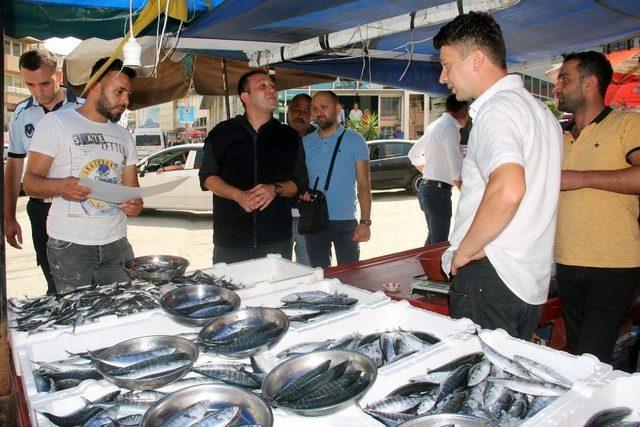 Giresun’da Balıkçı Tezgahları Denetlendi