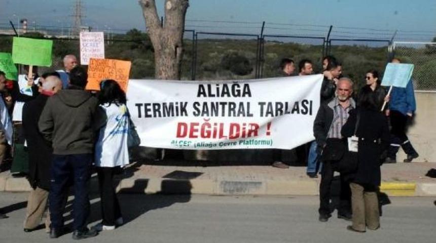 Aliağa'da Termik Santral Tepkisi