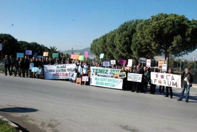 Aliağa'da Termik Santral Tepkisi