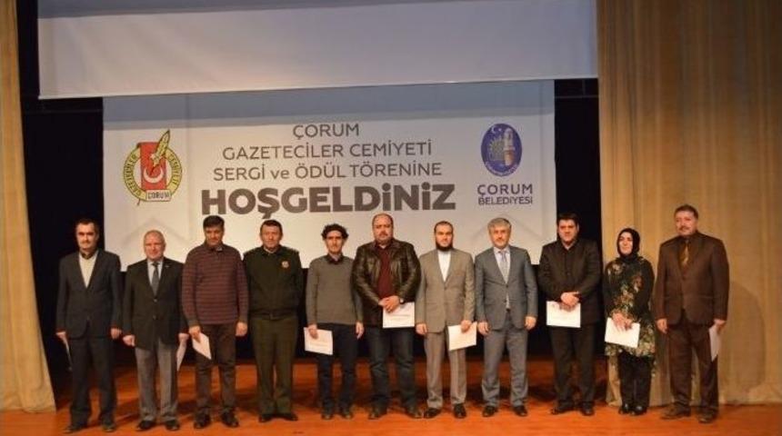 &Ccedil;orum Gazeteciler Cemiyeti &Ouml;d&uuml;lleri Sahiplerini Buldu
