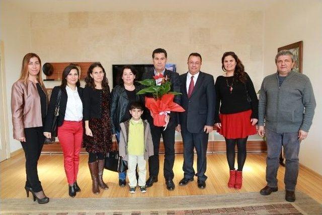 Okul Aile Birliği Üyeleri Başkan Kocadon’a Teşekkür Etti