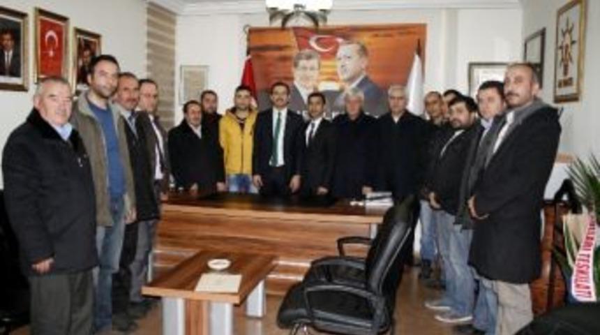 Ak Parti U&ccedil;hisar Belde Teşkilatı Y&ouml;neticilerinden İl Başkanı Tanrıver&rsquo;e Ziyaret