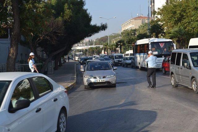 Balıkesir Trafiğinde Okul Yoğunluğu