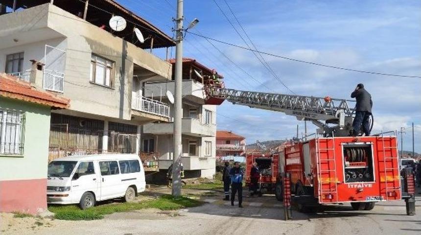 Sobadan &Ccedil;ıkan Yangın Korkuttu