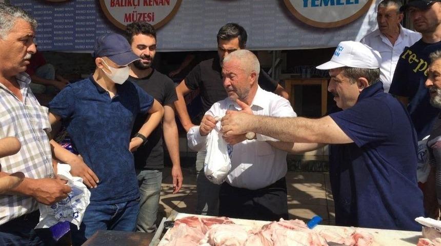 K&ouml;pekbalığı, Kanser Hastalarına &Uuml;cretsiz Dağıtıldı