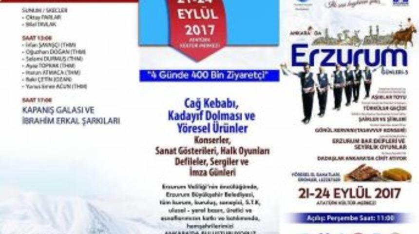 Ankara&rsquo;da Erzurum R&uuml;zgarı Esecek