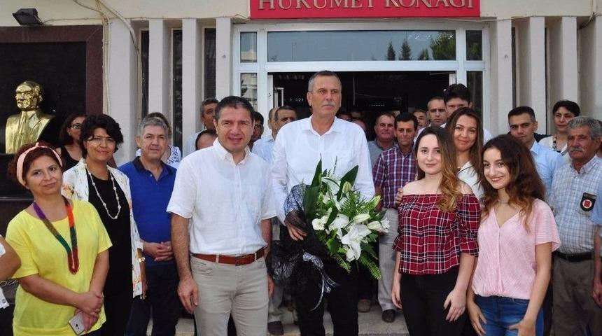 Kaymakam G&uuml;nl&uuml; Manavgat&rsquo;a Veda Etti