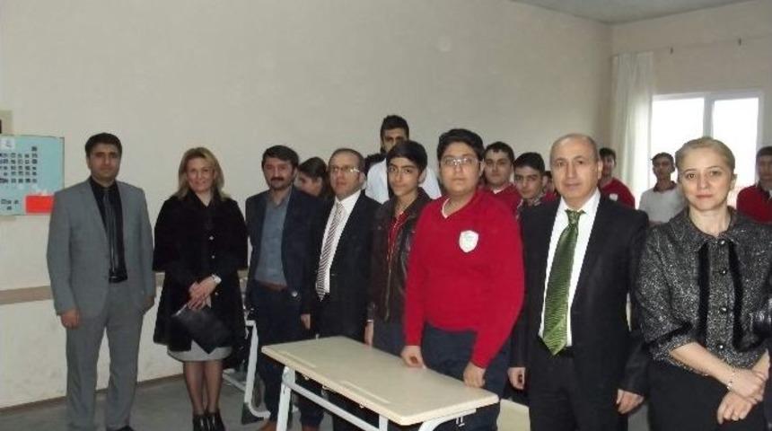 Masiad Y&ouml;neticilerinden Meslek Lisesine Ziyaret