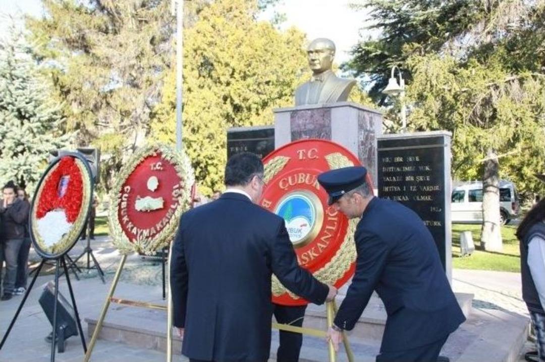 &Ccedil;ubuk&rsquo;ta Atat&uuml;rk&rsquo;&uuml; Anma T&ouml;reni D&uuml;zenlendi