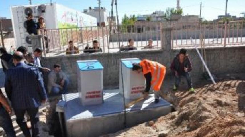 Darge&ccedil;it&rsquo;te &Ccedil;&ouml;p Konteynerleri Yer Altına Alındı