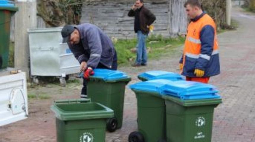 Belediyeden K&ouml;ylere Yeni Konteyner