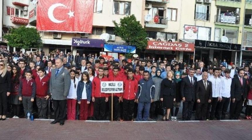 Atat&uuml;rk, 76. &Ouml;l&uuml;m Yıld&ouml;n&uuml;m&uuml;nde Nazilli&rsquo;de Anıldı