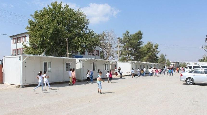 Samsat&rsquo;ta Konteynır Sınıflarda Eğitim Başladı