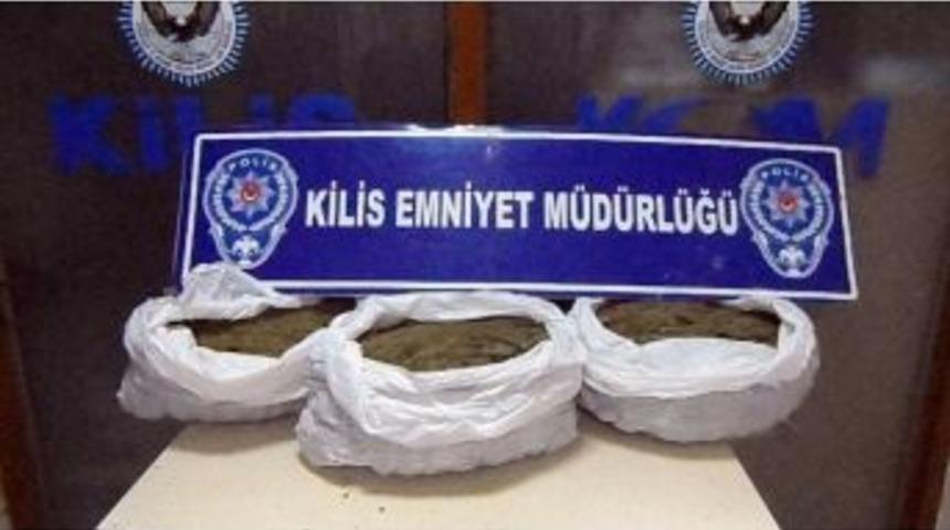 Kilis&rsquo;te 16 Kilo 800 Gram Esrar Yakalandı
