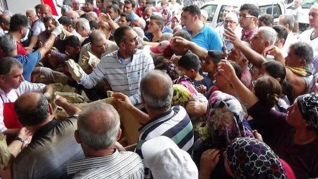 İskenderun'da Ücretsiz Balık- Ekmek Izdihamı