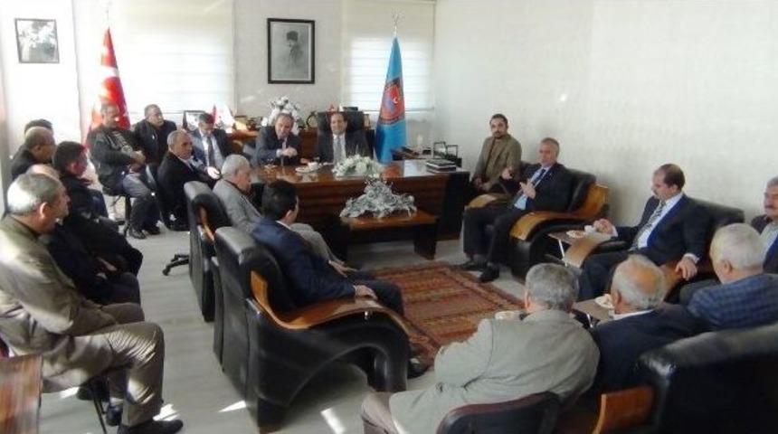 Erciş&rsquo;te Stk Başkanlarından Başbakan Ahmet Davutoğlu&rsquo;na Teşekk&uuml;r