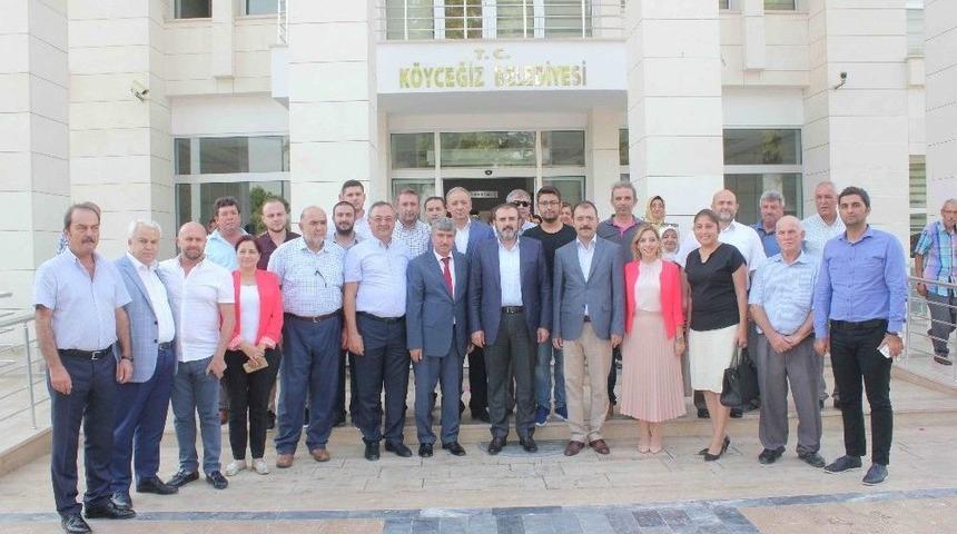 Ak Parti Genel Başkan Yardımcısı Mahir &Uuml;nal, K&ouml;yceğiz Belediyesini Ziyaret Etti