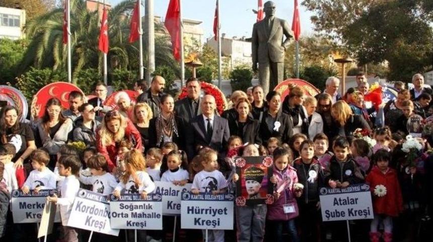 Atat&uuml;rk, Kartal&rsquo;da T&ouml;renlerle Anıldı