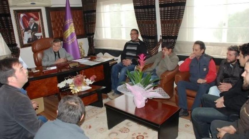 Didim 75 Gen&ccedil;lik, Esnaf Odası Başkanı Pektaşoğlu&rsquo;nu Ziyaret Etti