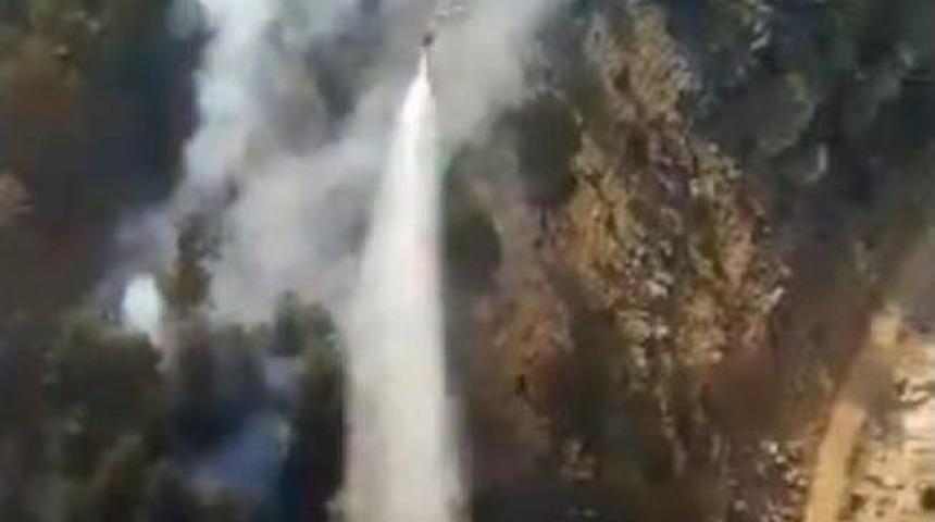 Manavgat'ta Milli Park'ta Orman Yangını