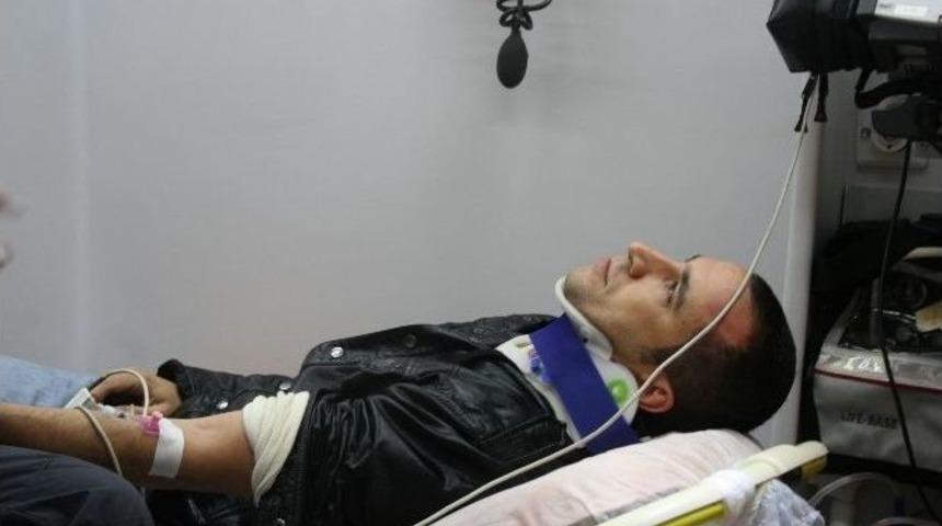 Raylarda Kayan Otomobil Takla Attı: 1 Yaralı