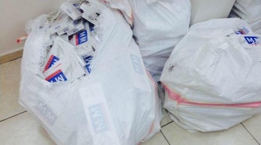 G&uuml;r&uuml;n&rsquo;de 2 Bin 800 Paket Ka&ccedil;ak Sigara Ele Ge&ccedil;irildi