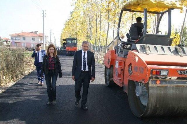 Başkan Dişli, Asfalt &Ccedil;alışmalarını Yerinde İnceledi 1