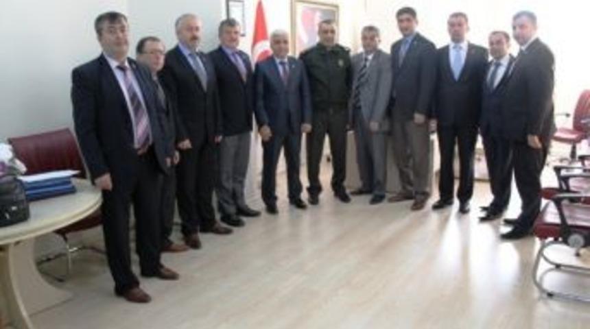 Jandarma Komutanı Aktemur&rsquo;dan, Başkan Dursun&rsquo;a Ziyaret