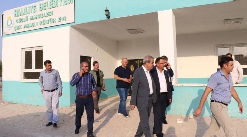 Başkan Demirkol G&uuml;&ccedil;l&uuml; Mahallesindeki &Ccedil;alışmaları İnceledi