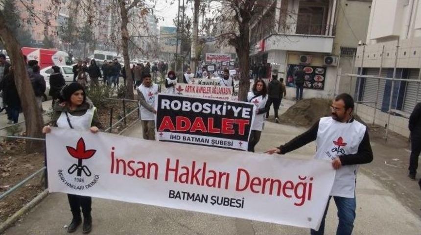 Batman&rsquo;da Uludere Protestosu