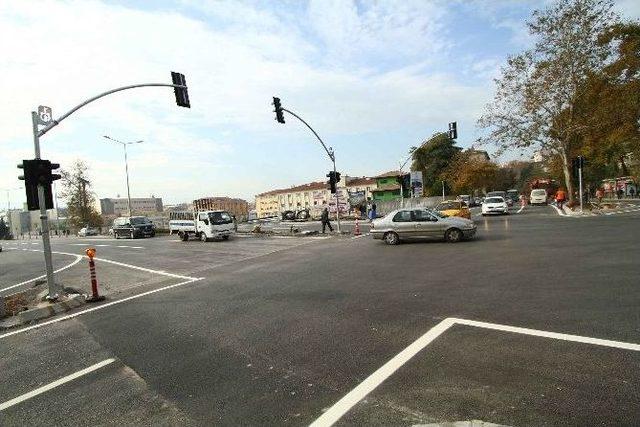 Santral Kavşağında Asfalt &Ccedil;alışması Yapıldı 2