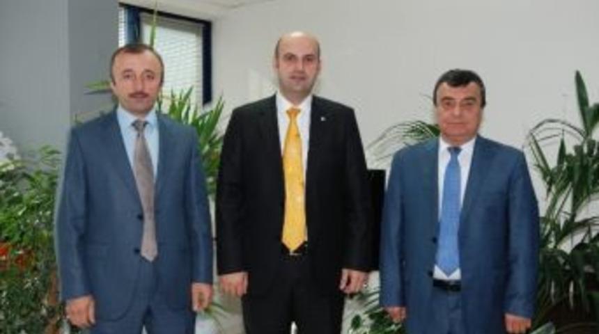 Sanayi Sitesi Kooperatif Başkanı G&uuml;rfidan Başkan Yardımcısı Oru&ccedil;&rsquo;la Bir Araya Geldi